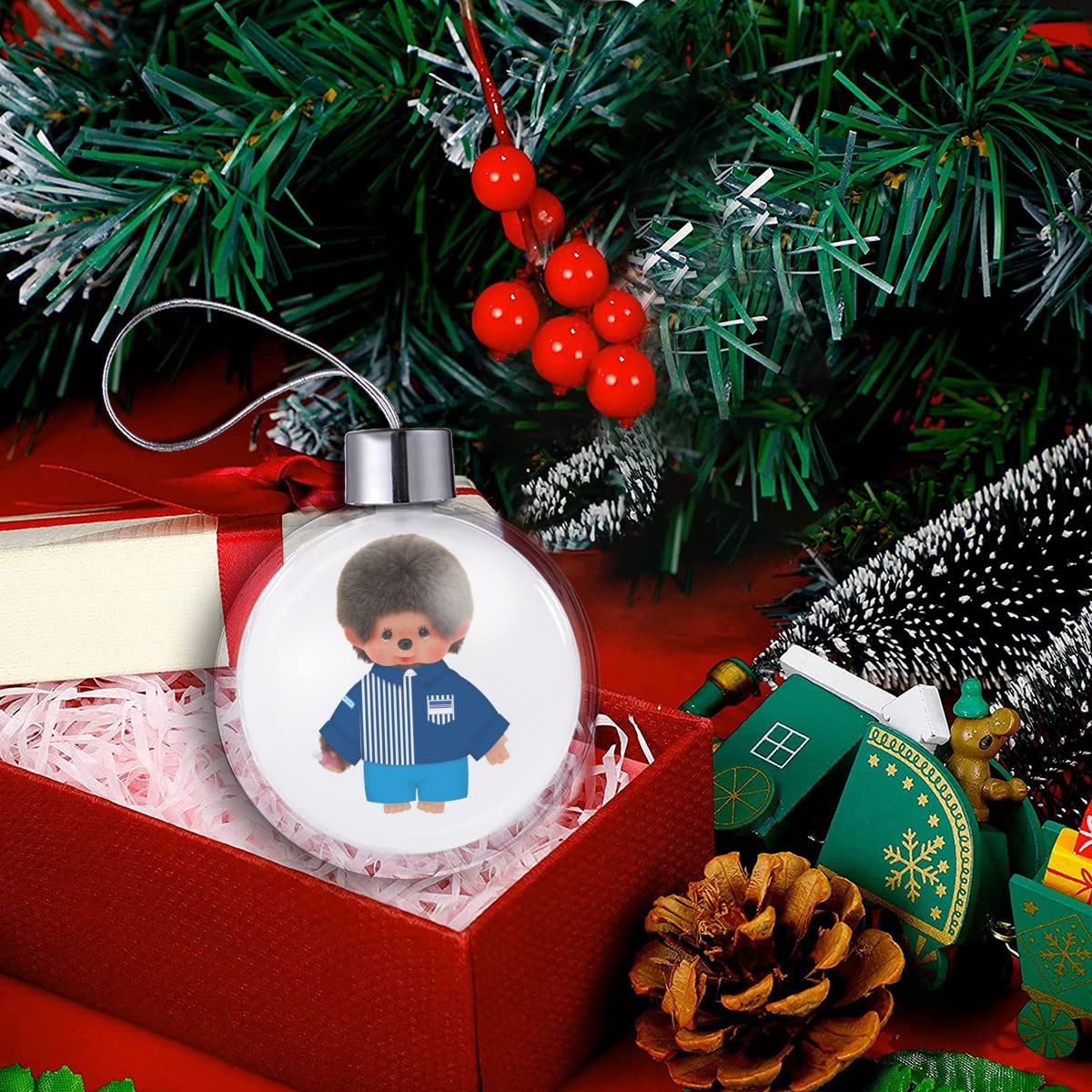 Amazon.co.jp: モンチッチ クリスマスオーナメント クリスマスツリー